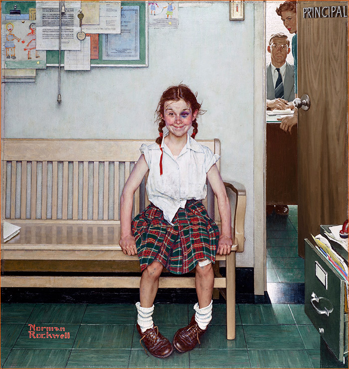 The Shiner de Norman Rockwell.