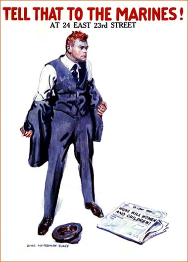 Tell that to the Marines! de James Montgomery Flagg.