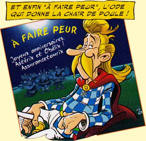 Thriller selon Albert Uderzo.