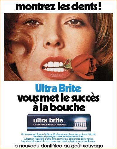 Publicité Ultra Brite.