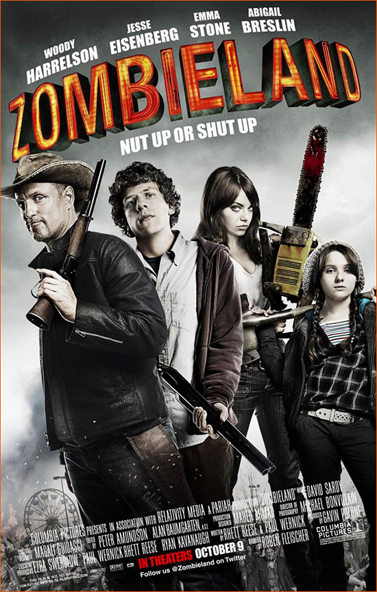 Bienvenue à Zombieland de Ruben Fleischer (2009).