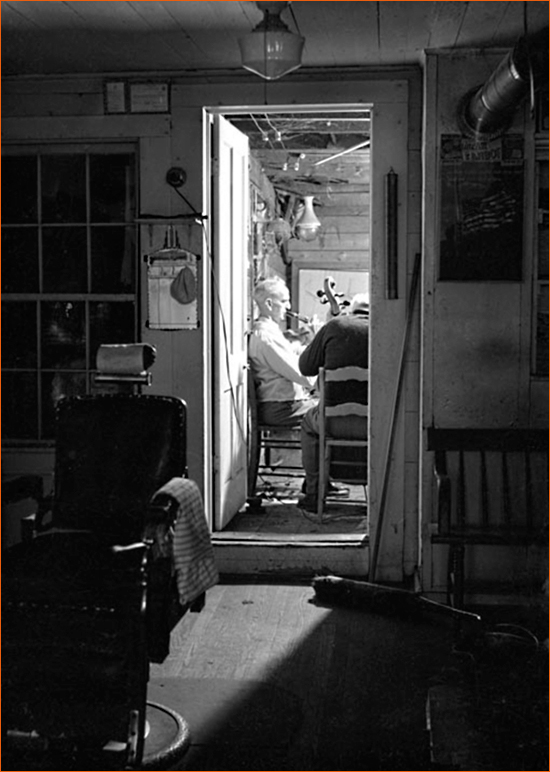 Shuffleton's Barbershop - Modèle photographique.