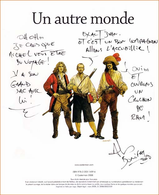 Dédicace de Philippe Bonifay.
