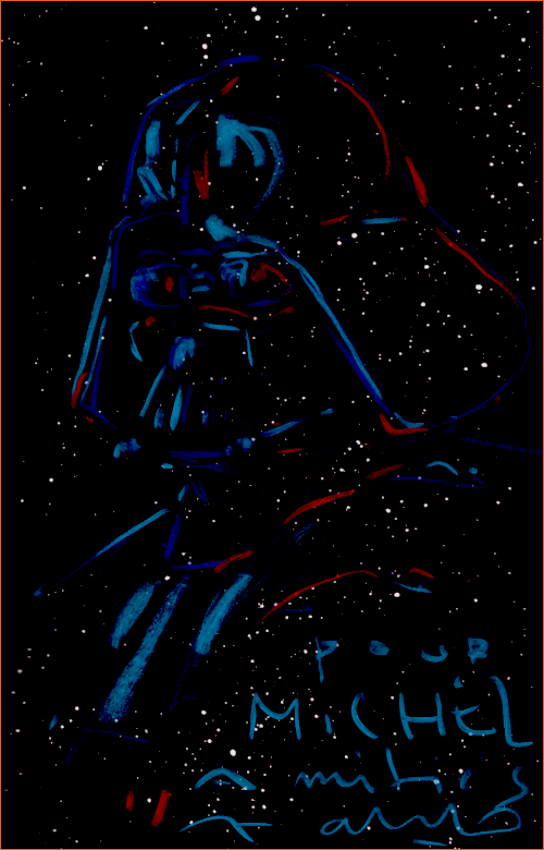 Dédicace de Pablo Correa sur Star Wars Dark Times