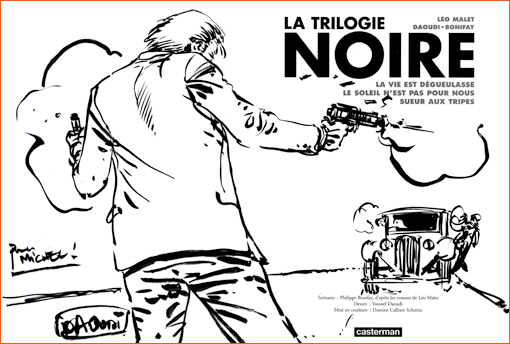 La trilogie noire (Casterman) - Dédicace de Youssef Daoudi.