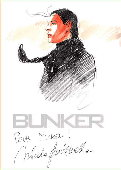 Dédicace de Nicola Genzianella (Bunker).