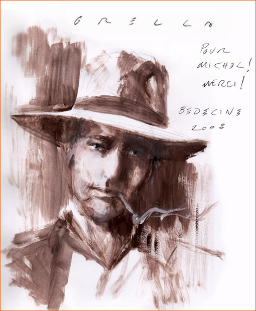 Dédicace de Paolo Grella.